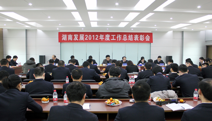 公司召开2012年度工作总结表彰会